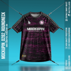 Roundneck Raglan Jersey Mockup (Mockupin 0282)