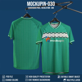 030 Soccer Jersey Mockup