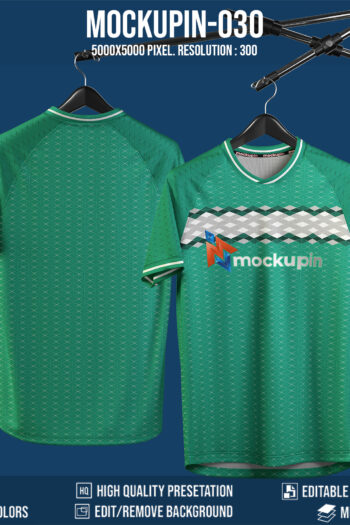 030 Soccer Jersey Mockup