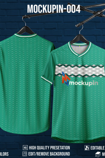 004 Soccer Jersey Mockup