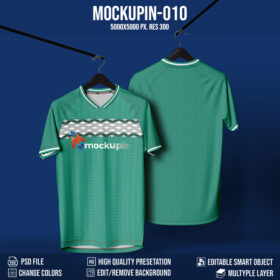 010 Soccer Jersey Mockup