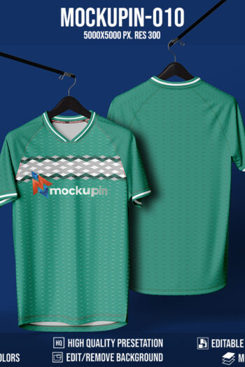 010 Soccer Jersey Mockup