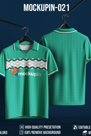 021 Soccer Jersey Mockup