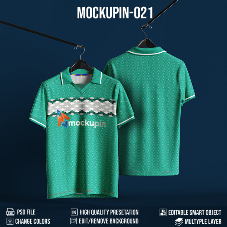 021 Soccer Jersey Mockup