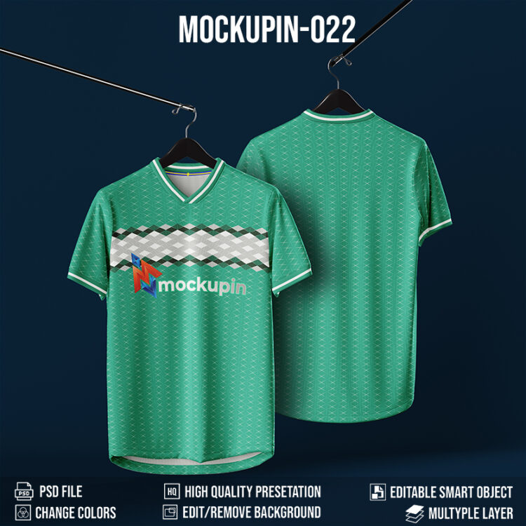 022 Soccer Jersey Mockup