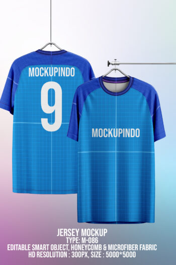 086 Raglan Roundneck Mockup