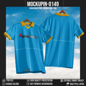 0149 Jersey Mockup Vintage Collar