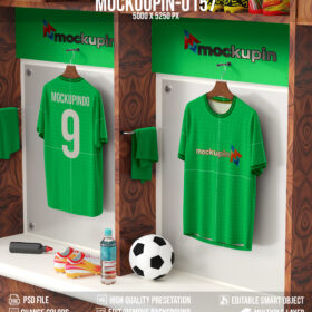 0157 Jersey Mockup Roundneck Locker Room Backgrond