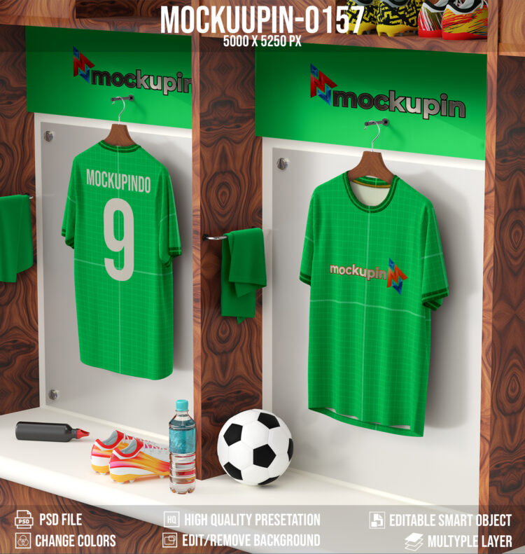0157 Jersey Mockup Roundneck Locker Room Backgrond