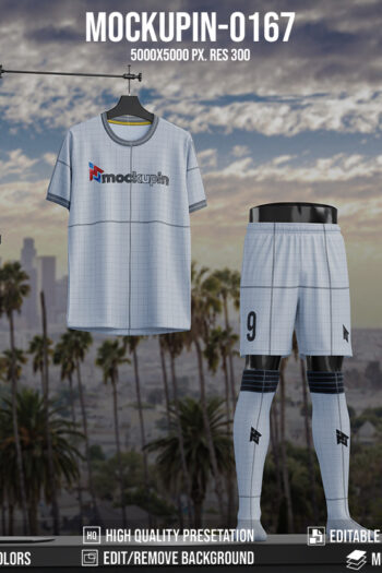 0168 Front View Only Shortsleeve Jersey Mockup