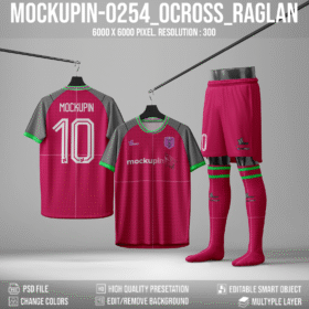 0254 Jersey Mockup O-Cross Raglan