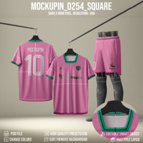 0254 Jersey Mockup Square Collar