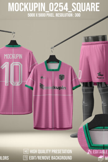 0254 Jersey Mockup Square Collar