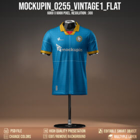 0255 Special Vintage Flat Version Jersey Mockup