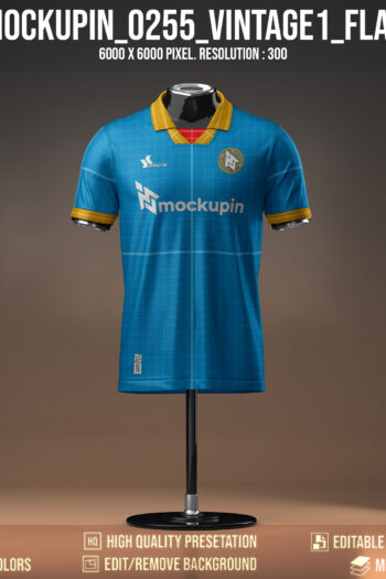 0255 Special Vintage Flat Version Jersey Mockup