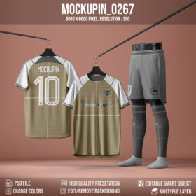 0267 Jersey Mockup Nike Raglan