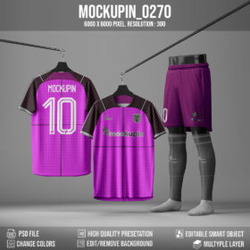 0270 Jersey Mockup Round Slope Raglan