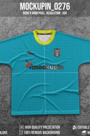 0276 Jersey Mockup Cross O-Neck