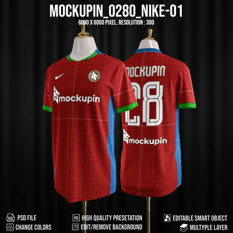 0280 NIKE-01 2026 Jersey Mockup – Mockupin