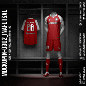 0302 READY Specs Indonesian Futsal Home Jersey Mockup