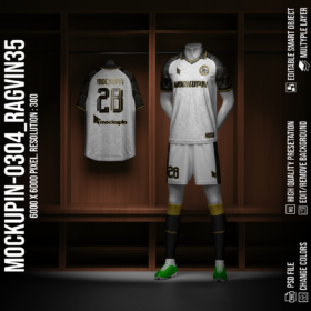 0304 Vintage Raglan Jersey Mockup with Locker Background + adidas stripes- RAGVIN35