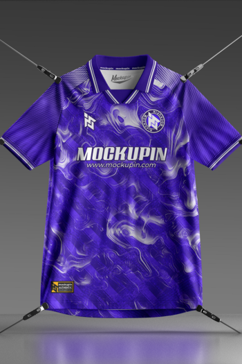 0282 Vintage Collar 02 Raglan Jersey Mockup