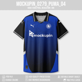 0279 PUMA Jersey Mockup 2026 V-Cross Collar