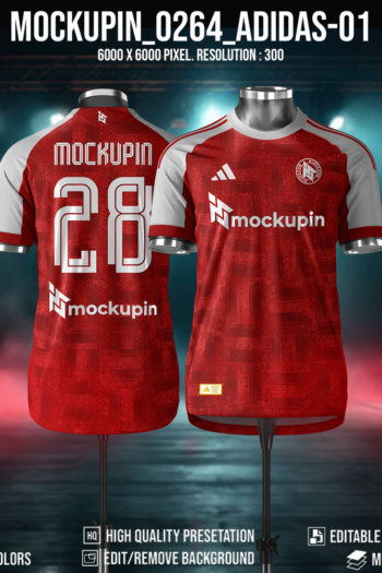 0264 Adidas Jersey Mockup 1 Roundneck