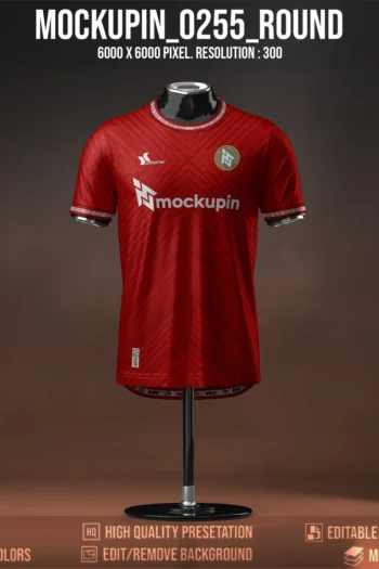 0255 Special Roundneck Jersey Mockup