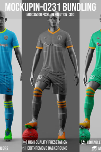 0231 Full Body Soccer Jersey Bundle
