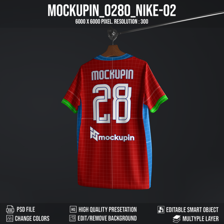 0280 NIKE-02 2026 Jersey Mockup – Mockupin