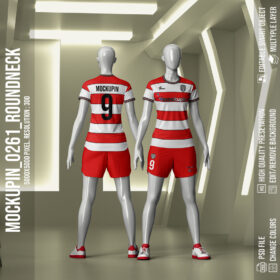 0261 Ladies Roundneck Jersey Mockup