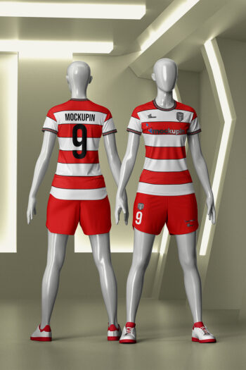 0261 Ladies Roundneck Jersey Mockup