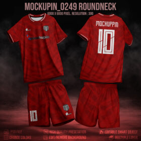 0249 Roundneck Regular Jersey Mockup