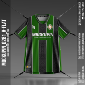 0281 V-Flat Jersey Mockup
