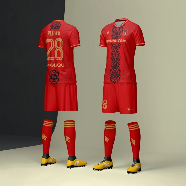 0155 Full Body Manequin Jersey Mockup Round Neck - Image 2