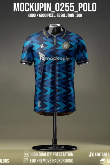0255 Special Polo Jersey Mockup
