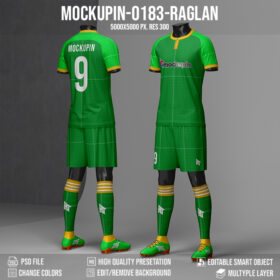 0183 Full Body Shortsleeve Raglan Jersey Mockup