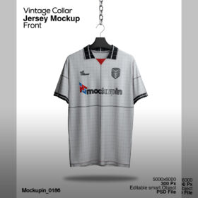 0186 Soccer Jersey Mockup