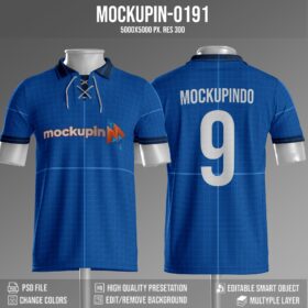 0191 Vintave Soccer Jersey Mockup