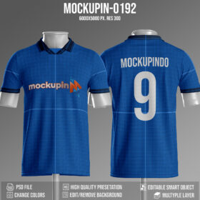 0192 Vintave Soccer Jersey Mockup