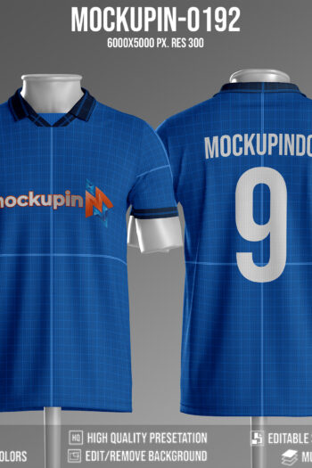 0192 Vintave Soccer Jersey Mockup