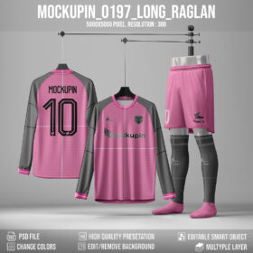 0197 Longsleeve Roundneck Jersey Mockup