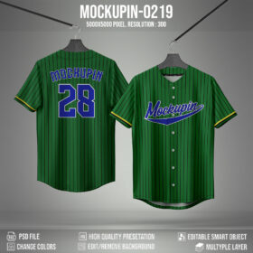 0219 Baseball Jersey Mockup