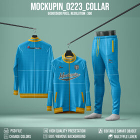 0223 Tracktop Varsity Jacket Collar Mockup