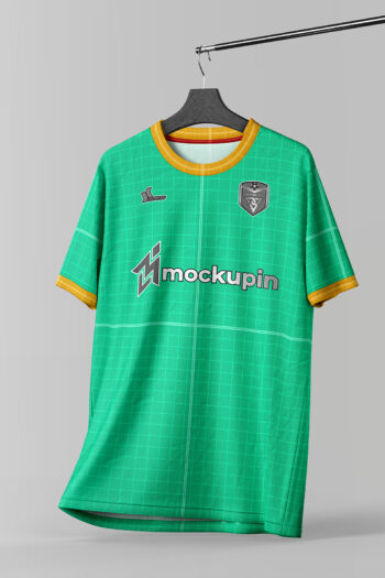 0228 Soccer Jersey Mockup Roundneck