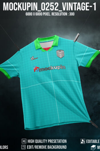 0252 Vintage 1 Soccer Jersey Mockup