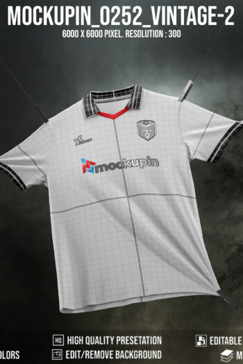 0252 Vintage 2 Soccer Jersey Mockup