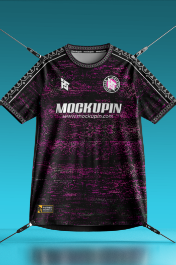 0282 Roundneck Raglan Jersey Mockup