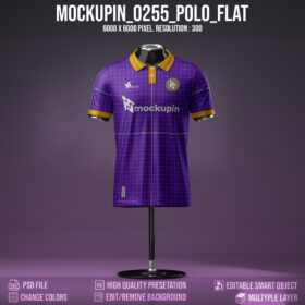 0255 Special Polo Flat Version Jersey Mockup